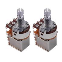 Elektrinės gitaros bosinė gitara, varinė potenciometras, stumiamas, traukiamas, garsumo tono jungiklis, 2 vnt. A500K auksas