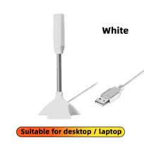 FONKEN USB kompiuterinių žaidimų mikrofonas, reguliuojamas nešiojamojo kompiuterio mikrofonas studijos karaoke keliems scenarijams balta
