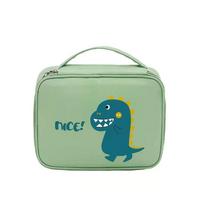Portable Outing Storage Bag Travel Cosmetic Bag Portable Korean Wash Bag Large Capacity Cosmetic Storage Female Bag Cartoon Pattern Bag beige