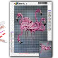 5D PASIDARYK pats Gyvūnas Flamingas Kryželiu Siuvinėjimas Cirkoniai Deimantinė Tapyba Siuvinėjimas Mozaika Namų Dekoras Full Square 20X30CM gray