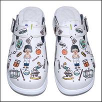 Ortopedinės moteriškos medicininės klumpės – neslystančios, patogios 36