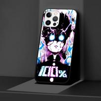 Mob Psycho 100 dėklas, skirtas iPhone 14 11 13 Pro Max 12 Mini Xr 7 8 Plus Se 2020 Xs 6 6s + Coque Black Minkštas mobiliojo telefono maišelio dangtelis iPhone 14 Pro Max