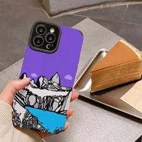 Phone Case For Iphone 14 Plus 13 Pro Max 11 12 Shockproof Bumper Shell Cover For Iphone Xr Xs Max X 7 8 Plus Se2020 6s Mountain iphone 6s 6