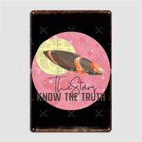 Know The Truth Metal Sign Wall Cave Retro Mural Wall Decor Tin Sign Poster 20x30cm