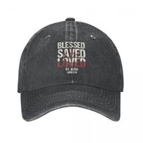 Klasikinė skalbta krikščionių tikėjimo Dievas Jėzus tikintysis dovana palaimintas išgelbėtas mylimas beisbolo kepuraitė berniukui mergaitei vasara ruduo snapback kepurė One Size