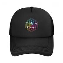 Coldplay Ghost Stories Elastinga Trucker Hat Tinklinė beisbolo kepurė Reguliuojama Snapback Užsegamos skrybėlės Unisex Moterims Patogi Adjustable black