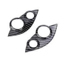 Anglies Pluošto Stiliaus Vairo Mygtukų Apdailos Pakeitimas Smart Fortwo/Forfour 453 2015- Automobiliui black