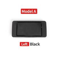 Automobilio salono saulės skydelis su makiažo kosmetiniu veidrodėliu dangteliu Mercedes Benz ML GL R klasės W251 W164 automobiliui Model A Left Black black