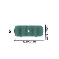 Atnaujinkite savo vonios kriauklę naudodami šį silikoninį purslų padą be BPA – laikykite savo stalviršius švarius ir sausus! Faucet Mat (S) pilka