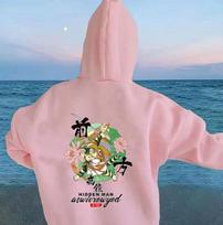 Women Print Sweatshirts Autumn Hip Hop Retro Punk Oversized Up Hoodies Female Gothic Long Sleeve Pullover Hooded Tops 3XL balta