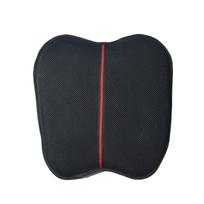 Motociklo gelinė sėdynės pagalvėlė 3D korio formos kvėpuojanti smūgius sugerianti sėdynės pagalvėlė didelio elastingumo juoda