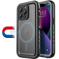Magnetic Magsafe Phone Case for IPhone 13 12 14 Pro Max Waterproof Case Built-in Screen Protector Shockproof Cover iPhone 12 pro max juoda