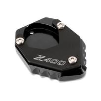 For Kawasaki NINJA400 NINJA Z 400 Z400 2018 19 20  Motorcycle Kickstand Foot Side Stand Extension Pad Support Plate Z400 black
