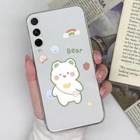 Dėklas, skirtas Huawei Y9s P10 P20 P30 P40 Lite P Smart 2019 galinis dangtelis mielas animacinio rašto apsauginis skaidrus minkštas silikoninis apvalkalas, skirtas Huawei buferiui Huawei P Smart 2019