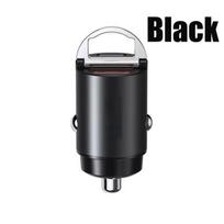 30w automobilinis įkroviklis Mini USB Type C Super greitas įkrovimas skirtas iPhone 13 Pro Max 14 12 11 Mini Ipad Xiaomi Samsung nešiojamasis adapteris juoda