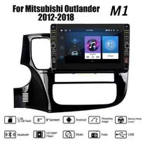 8 colių Android automobilio radijo daugialypės terpės vaizdo grotuvas, skirtas Mitsubishi Outlander 2012-2018 su mygtuko rankenėle WiFi BT 2 Din 1+32GB 1+32GB black