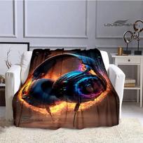 3D ausinių atspausdintas pledas Vaikų gražus šiltas pledas Flanelinis minkštas ir patogus namų kelioninis pledas Gimtadienio dovana 125x150cm