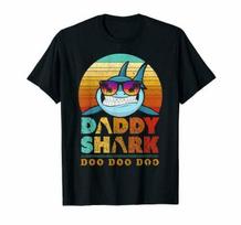 Daddy Shark Doo Doo Matching Family Shark Unisex T-shirt Funny S