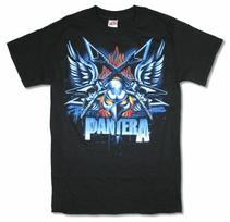 Pantera Wings juodi unisex marškinėliai S