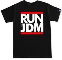 Run Jdm B16 B18 B20 K20 Civic Type R Red H Soshinoya vairuotojo ženklelis Unisex marškinėliai S