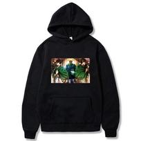 Mados Anime Unisex Hoodie Attack on Titan Unisexga Hooded Levi Cartoon Megztinis Graphic Harajuku Moterų Unisex Hoody megztiniai 3XL white