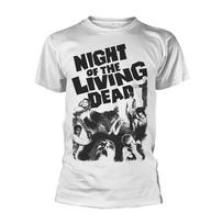 Plan 9 Night Of The Living Dead (White) Unisex T-shirt S