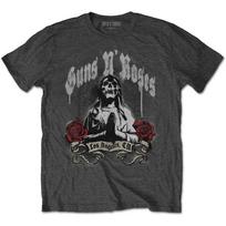 Grey Guns n' Roses Death Praying erkend Unisex T-shirt S gray