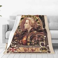 Biohazard Zodiac Best Selling Room Household Flannel Blanket Composition Study Master Alphonse Mucha Nouveau Albert Wesker 75x100cm (30x40inch)