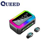 Naujasis laikrodis rodo belaidžio „Bluetooth“ triukšmo mažinimo delsą TWS „Bluetooth“ ausines juoda
