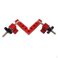 Brackets Square Corner Clamp Aluminum Alloy, Red 100mm