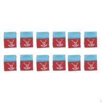 12 vnt Premium biliardo snukerio lazdelių antgaliai kreidos priedai blue
