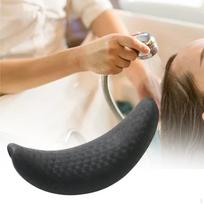 Shampoo Bowl Neck Cushion Durable Silicone Pad for Hair Rinsing beige