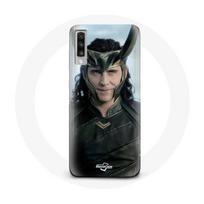 Maniacase Case for Samsung Galaxy A70 Loki Thor Ragnarok with Helmet Season 1 juoda