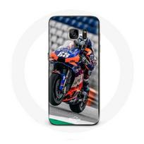 Case - Maniacase - Samsung Galaxy S6 - Miguel Oliveira Moto GP 88 - Silicone - Soft juoda