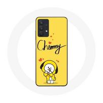 Coque pour Samsung Galaxy A32 5G BTS Bangtan Garçons BT21 Chimmy Jimin Fond Jaune geltona