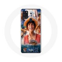 Coque pour Samsung Galaxy A21s One Piece Luffy Affiche Personnages Art Saison 1