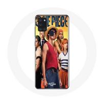 Coque pour Samsung Galaxy A21s Anime One Piece Luffy Affiche Personnages Art Saison 1