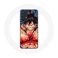 Case - Maniacase - Samsung Galaxy A32 5G - Luffy Gear 5 - Silicone - Soft juoda