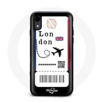 iPhone XS Max dėklas Londono lėktuvo bilietas
