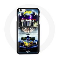 „iPhone 8“ dėklas, mėlynas, geltonas, „Formulės 1“ ir „Fernando Alonso Renault“