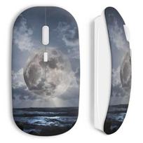 Souris sans Fil lune mer
