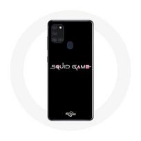 Case - Samsung - Galaxy A21S - Soft - Black - Squid Game logo juoda