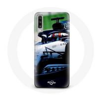 Coque pour Samsung Galaxy A70 Formule 1 Pierre Gasly Pilote F1 Blanc balta