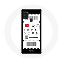 Coque Samsung Galaxy A21S Billet d'avion Istanbul