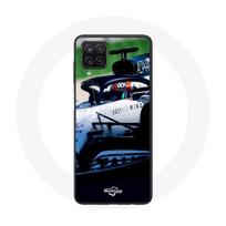 Coque Samsung Galaxy A12 Formule 1 Pierre Gasly Pilote F1 Blanc balta