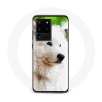 Coque pour Samsung Galaxy S20 Ultra Chien Samoyède Blanc balta