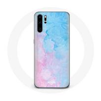 Coque pour Huawei P30 Pro Fond bleu rose