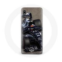 Coque pour Samsung Galaxy A10 Formule 1 Yuki Tsunoda pilote automobile de F1 Bleu mėlyna