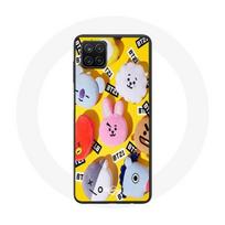 Coque pour Samsung Galaxy A12 BTS Bangtan Sonyeondan BT21 Tata Chimmy Cooky Rj Shooky Koya Mang Et V