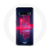 Dėklas Samsung Galaxy S10 Plus Stranger Things Logotipas Skaidrus 4 sezonas Anonsas 2022